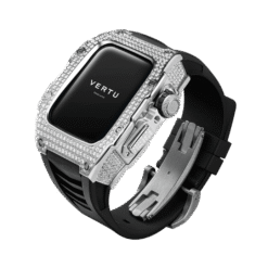 VERTU WATCH Full Diamond Black Strap