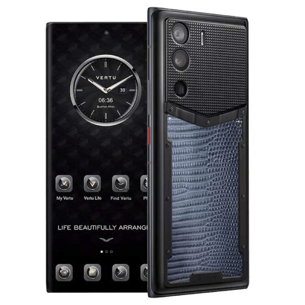Vertu Metavertu Lizard Leather Gradient Blue Web3 45cf7f08b5864e0b899635a2ca021656