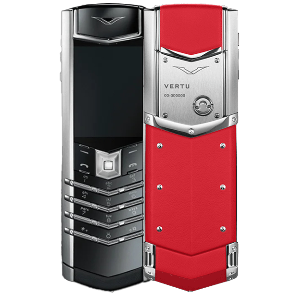 Vertu Signature V Stainless Steel Silver Raspberry Red 511e7bb9267f4a37a00b86e1f5d079e8