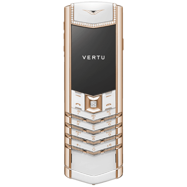 Vertu Signature V  Diamond White Alligator E994d41f0bc4491a8204dd5800523aa1